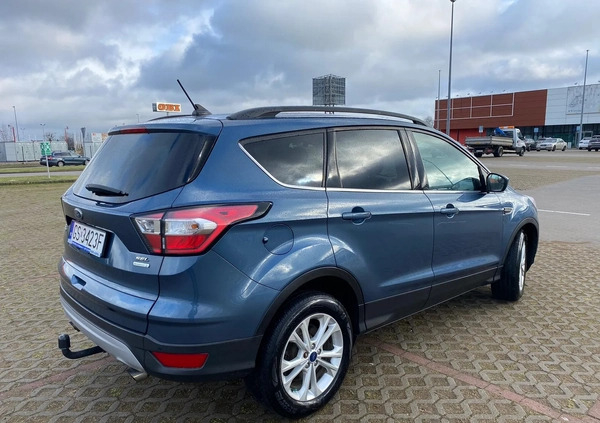 Ford Escape cena 60500 przebieg: 78000, rok produkcji 2017 z Słupsk małe 277